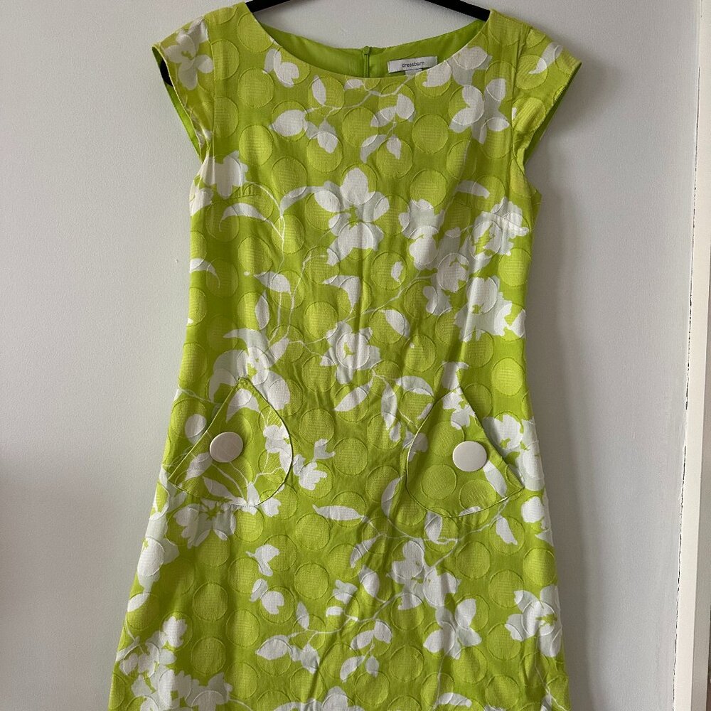 Spring floral swing dress